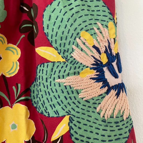 HILFIGER COLLECTION Carribean Pleated Pants with Hand Embroidery - RARE - Picture 11 of 16